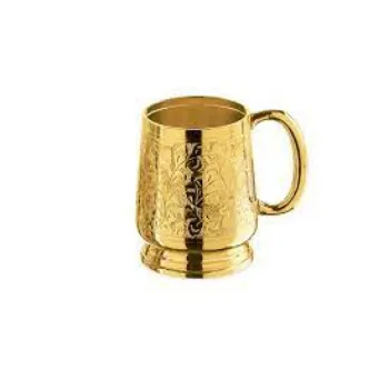 Fine Finished Brass Mug